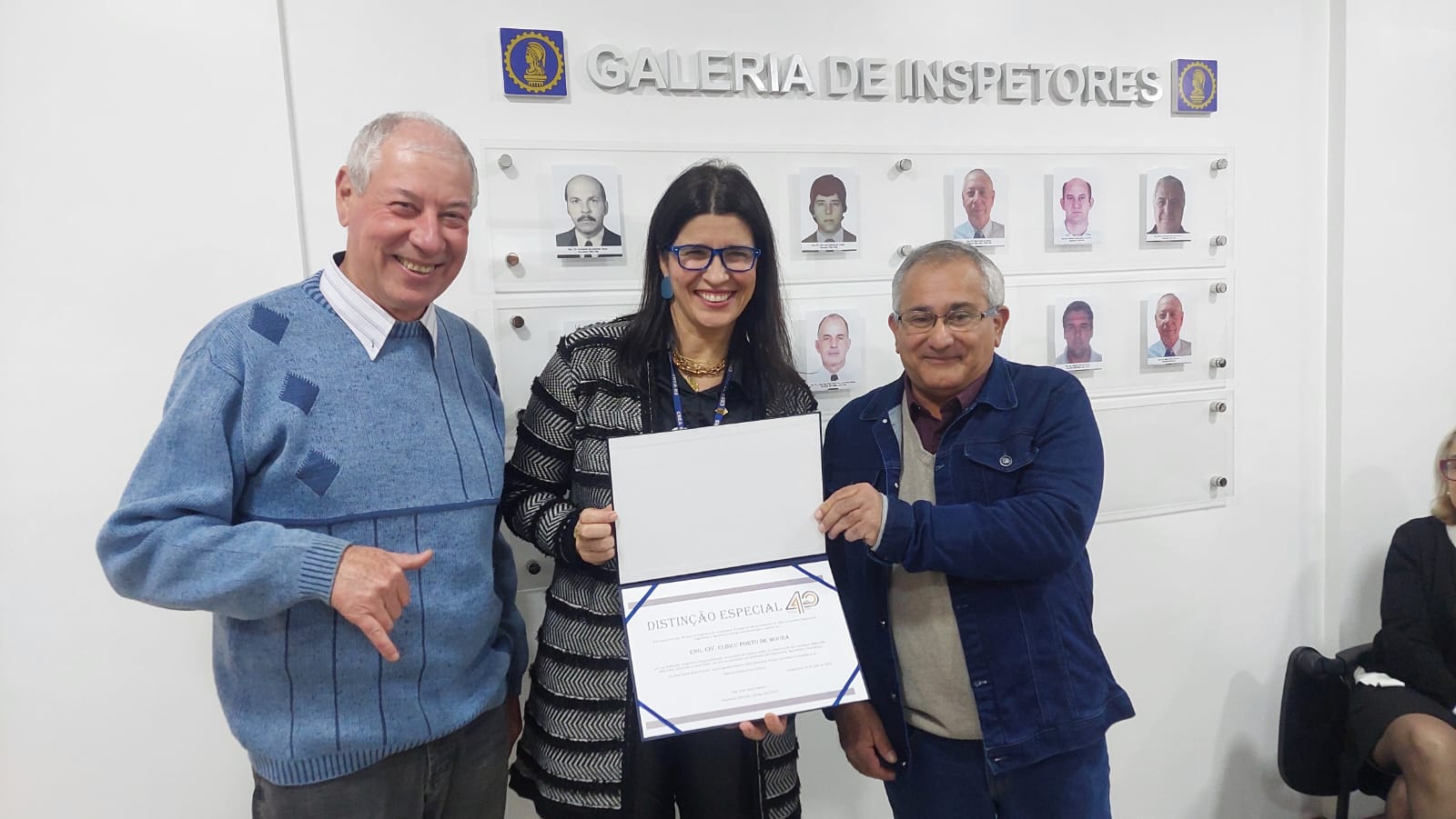 Eng. Civ. Eliseu Porto de Moura foi um dos homenageados
